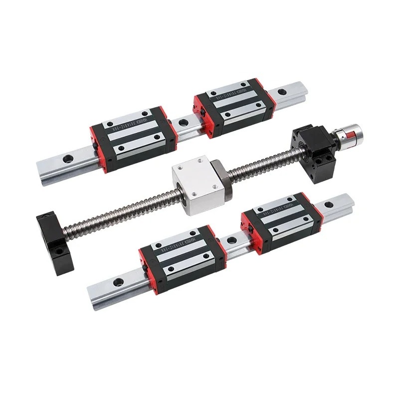 Hgr20 Linear Guide Rail Ballscrew Set - Rieles lineales, guías lineales, 2 piezas