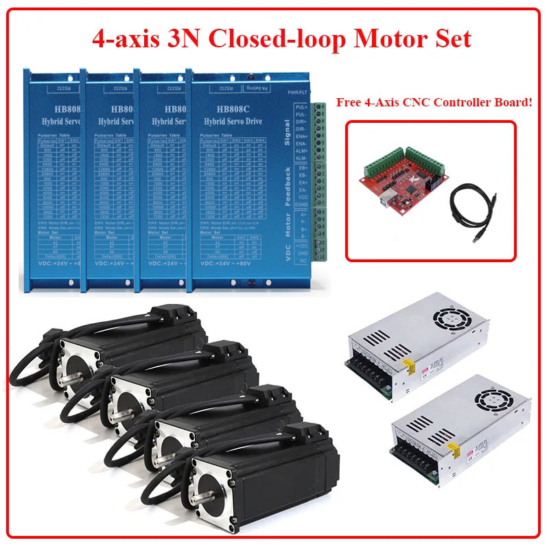 Nema 23 Closed Loop Stepper Motor Driver Kit - Motor paso a paso de lazo