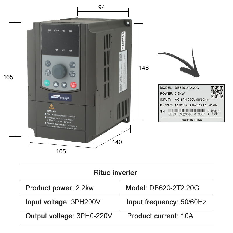 Kit de husillo refrigerado por - 2.2Kw Water Cooled Spindle Kit Vfd reseña y precio