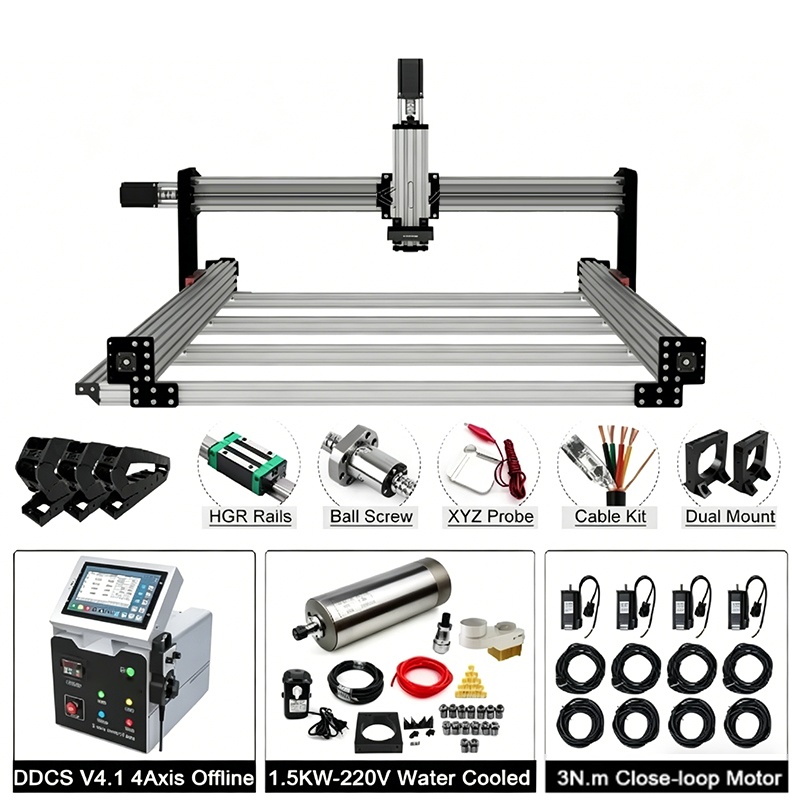 Sistema de control sin conexió - Ddcs V4.1 4 Axis Cnc Offline Controller reseña y precio
