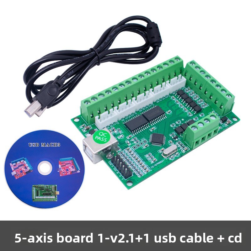 1 Uds placa controladora de Mo - 5 Axis Cnc Breakout Board Interface Mach3 reseña y precio
