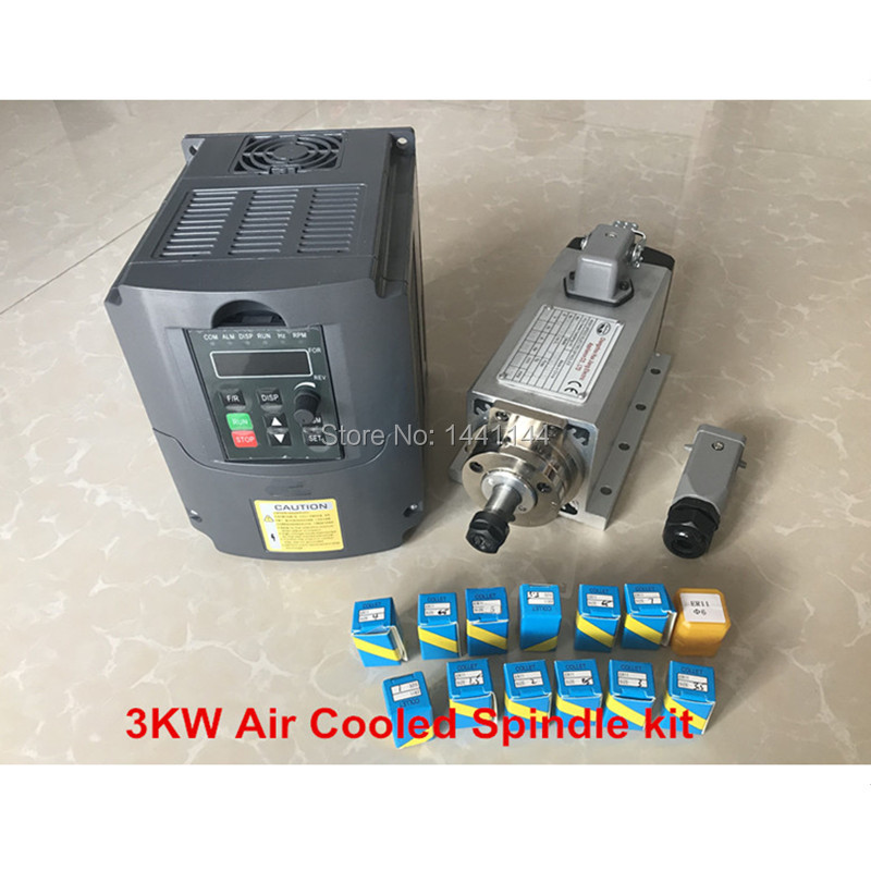 Husillo refrigerado por aire,  - Er20 Collet Chuck Spindle Motor 220V reseña y precio
