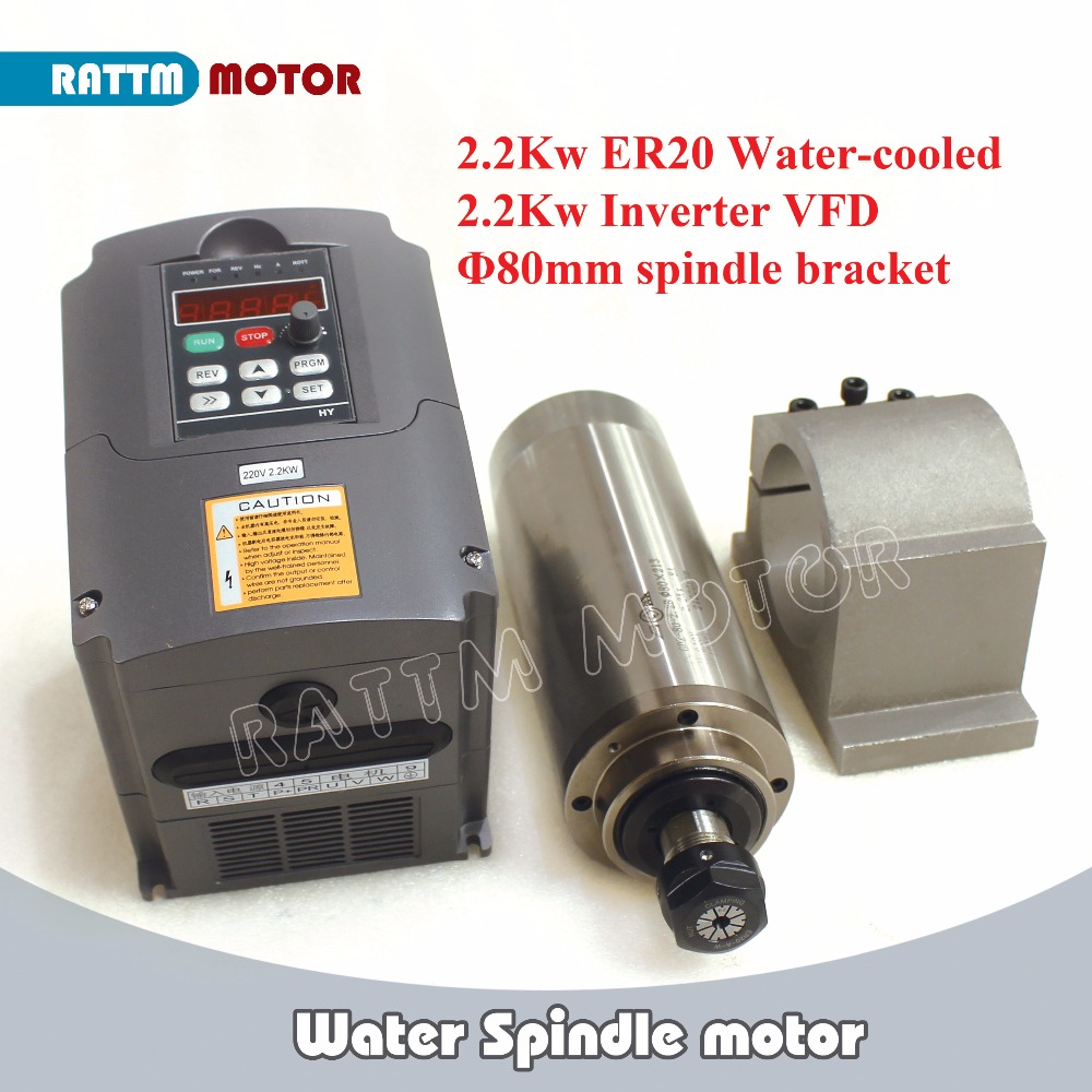 Kit de enrutador CNC, motor de - 2.2Kw Water Cooled Spindle Kit Vfd reseña y precio