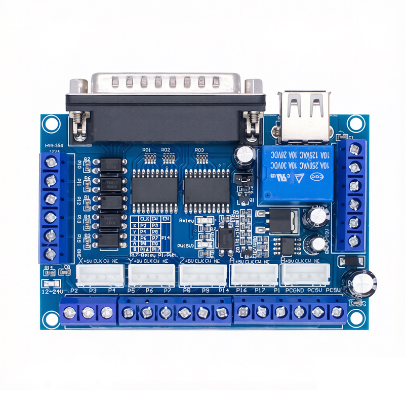 Tarjeta de Control de Interfaz - 5 Axis Cnc Breakout Board Interface Mach3 reseña y precio