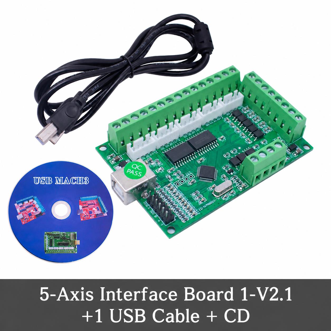 Tarjeta Controladora CNC MACH3 - 5 Axis Cnc Breakout Board Interface Mach3 reseña y precio